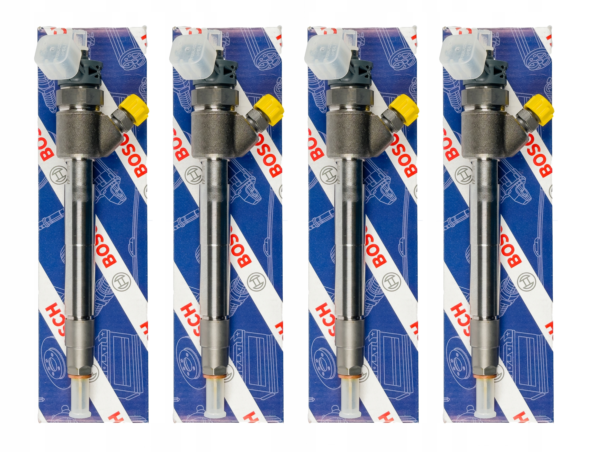 Sada 4 ks vstřikovačů Bosch 0445110800 — Renault Megane 1.5 DCI, Disponibile, tasse incluse — foto 4 z 5