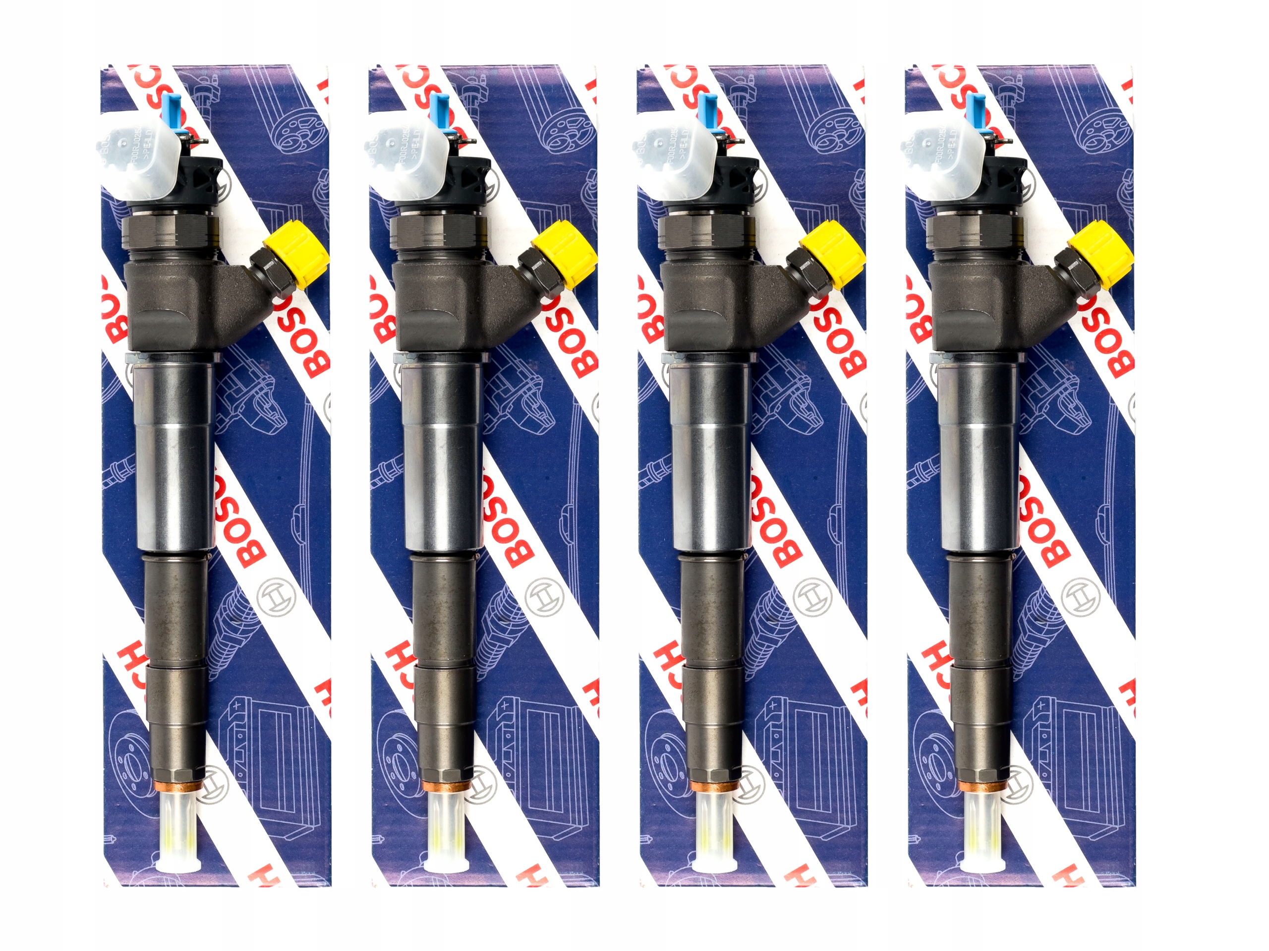 kit di 4 iniettori Bosch 166003355R — Renault 2.0