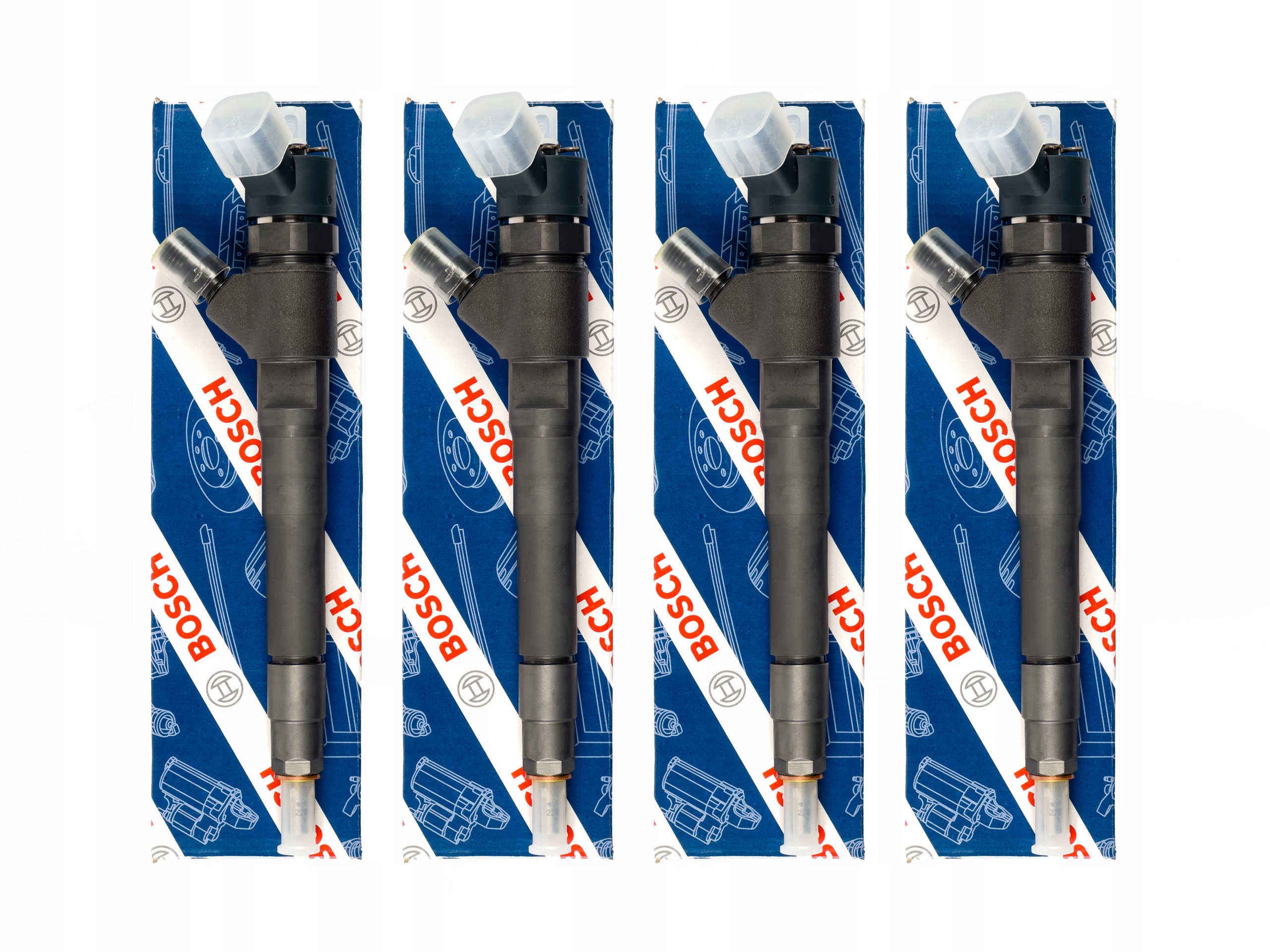 kit di 4 iniettori Bosch 504386427 — Iveco 2.3