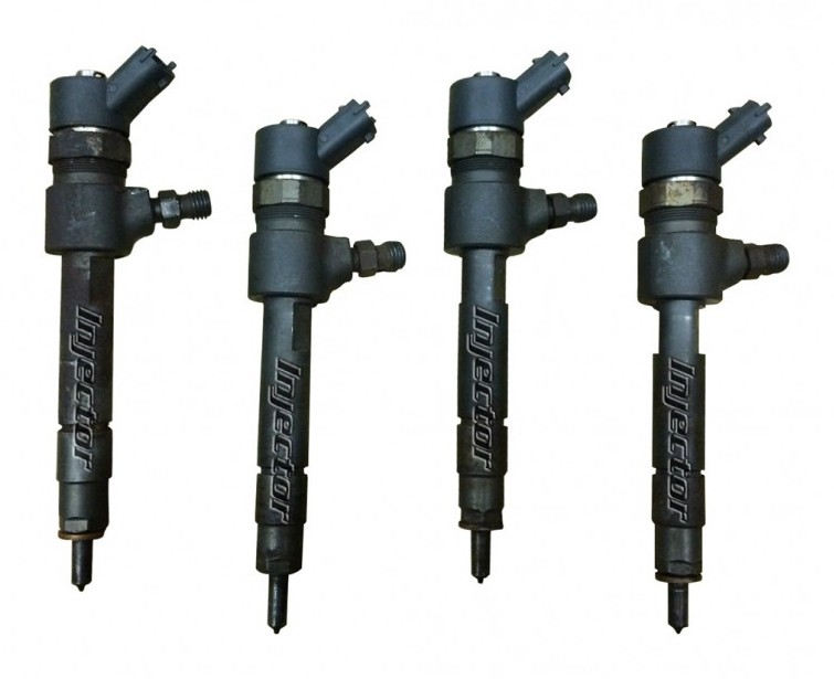 Fiat Idea 1.9 JTD 74 KW 101 HP kit di 4 iniettori usati BOSCH 71793237, 55221018, 55191959