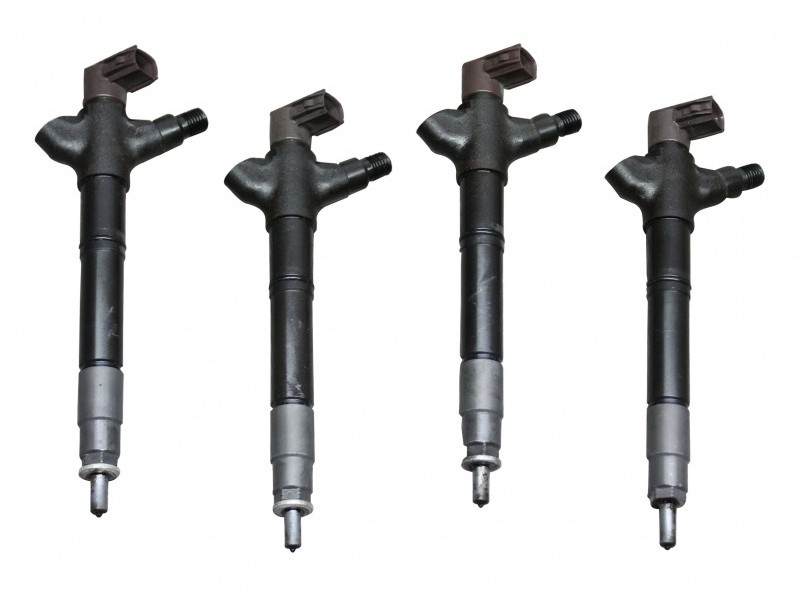 Toyota Auris 2.2 D 130 KW 177 HP DENSO 23670-26050 kit di 4 iniettori usati 2367026050, 236700R081