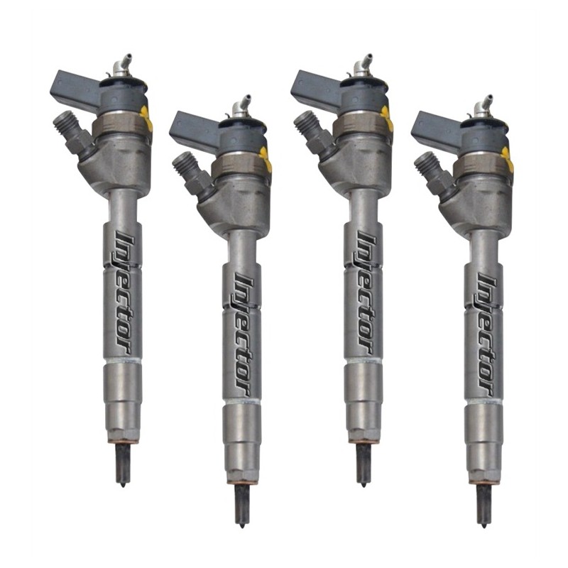 Toyota Yaris 1.4 D-4D 55 KW 75 HP BOSCH 23670-33050 kit di 4 iniettori usati 2367033050