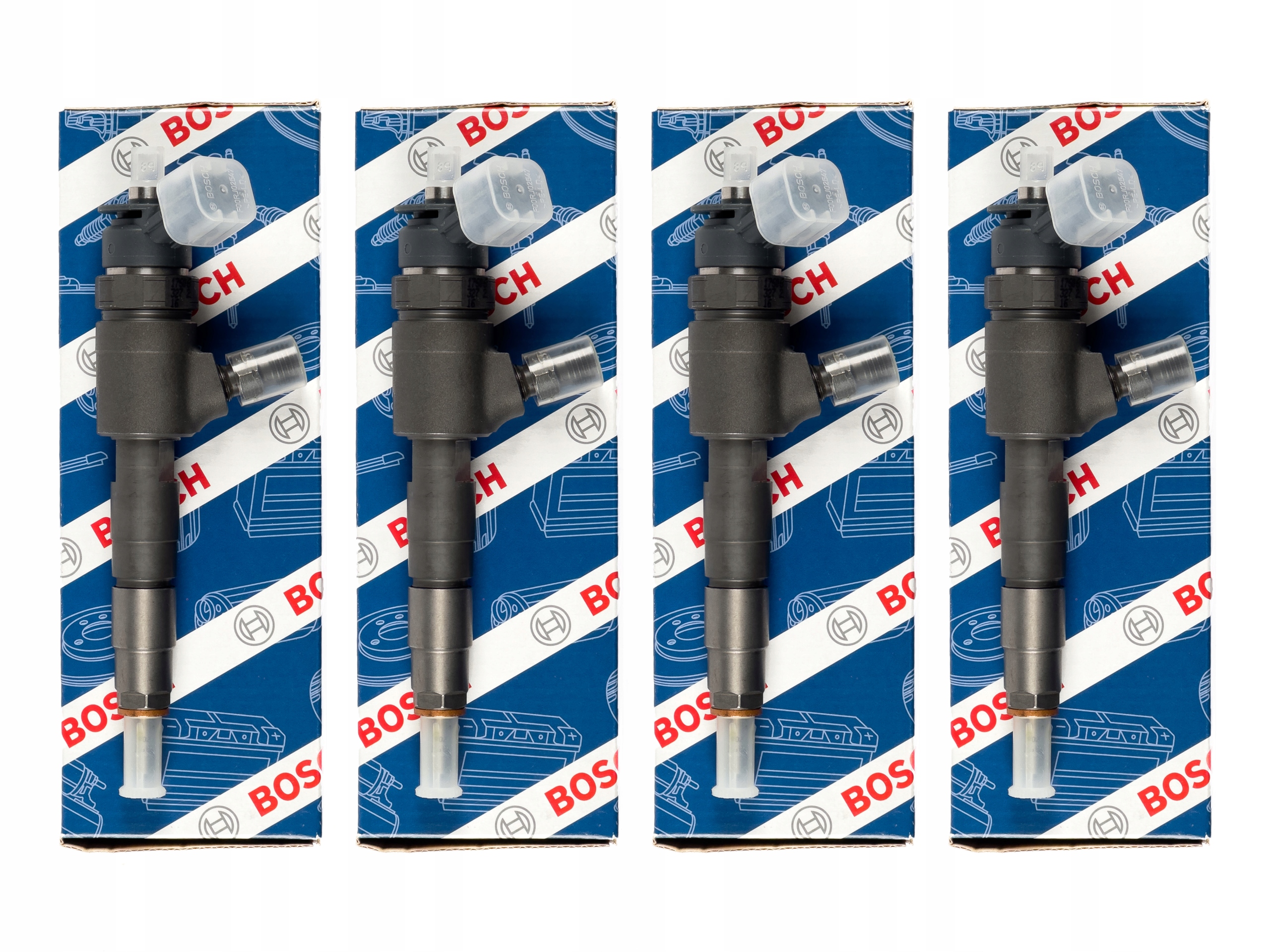 Citroen Ds3 1.6 d 99-120 hp kit di 4 iniettori Bosch 0445110565